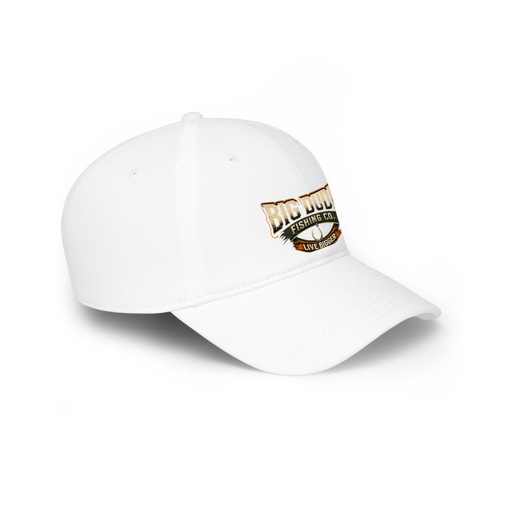 Big Dude Fishing Co. Low Profile Baseball Cap – "Live Bigger" Outdoors Hat