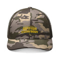 Camo Trucker Hat - Embroidered "Outfish Everybody" Fishing Cap