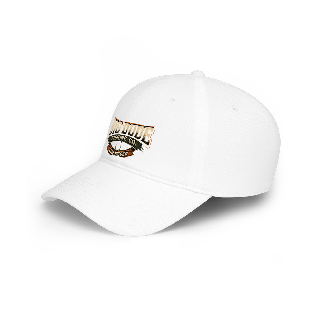 Big Dude Fishing Co. Low Profile Baseball Cap – "Live Bigger" Outdoors Hat