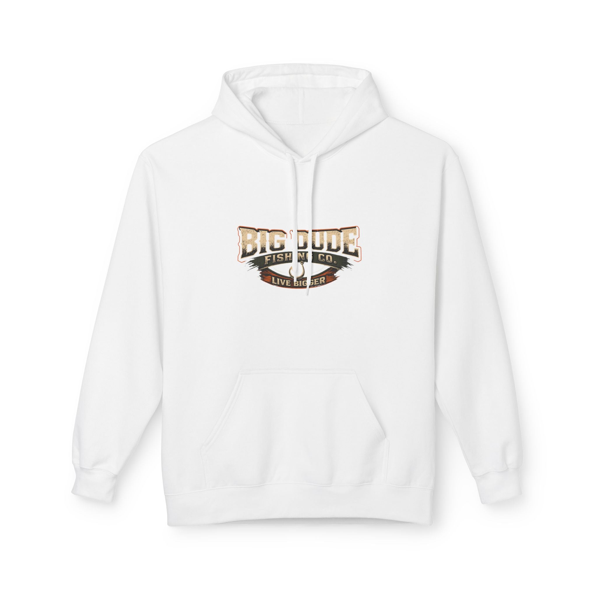 Fishing Hoodie - “Big Dude Fishing Co.” Graphic Pullover