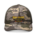 Camo Trucker Hat — 'Big Dude Fishing Co.' Embroidered Mesh Cap