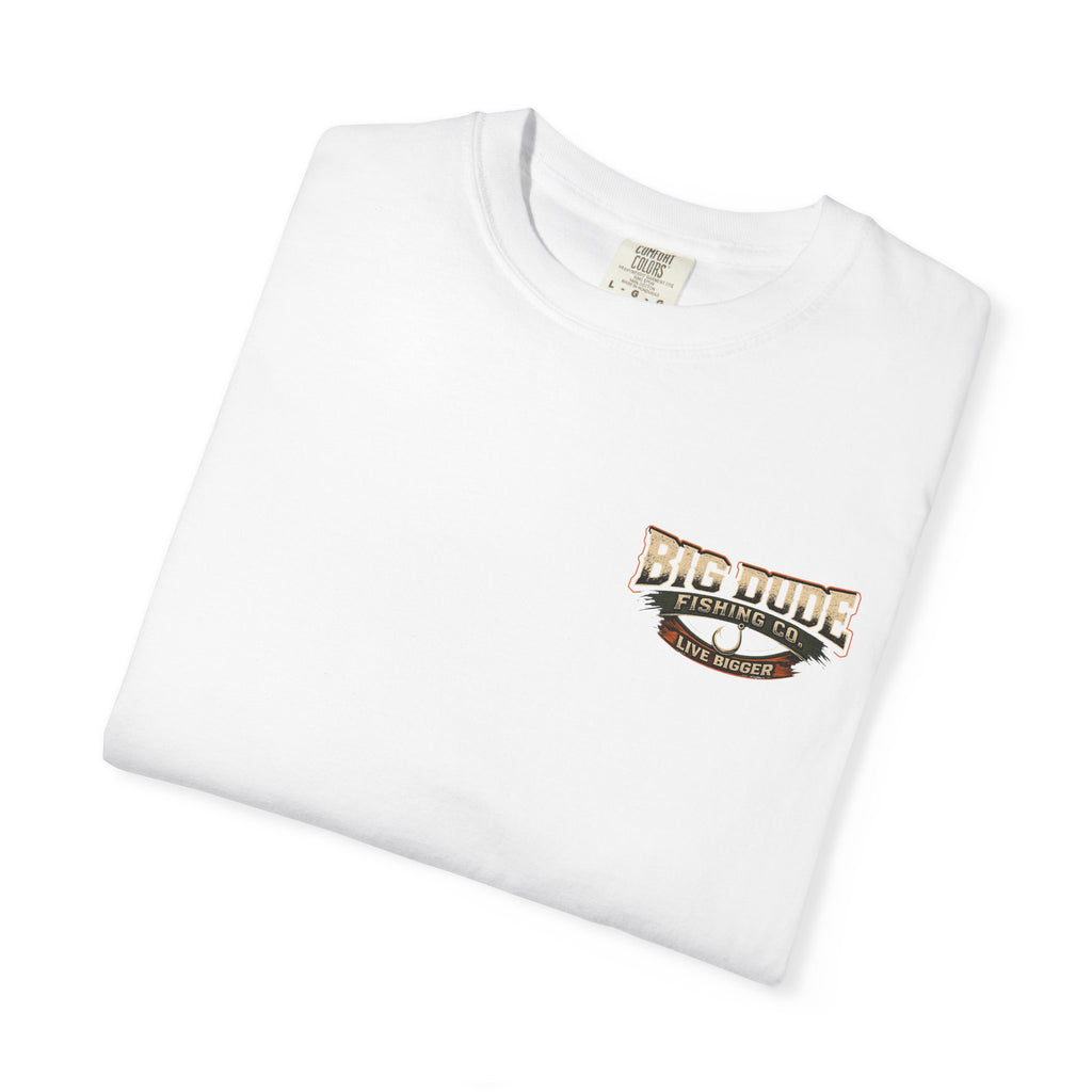 Fishing T-Shirt — "Big Dude Fishing" Graphic Tee