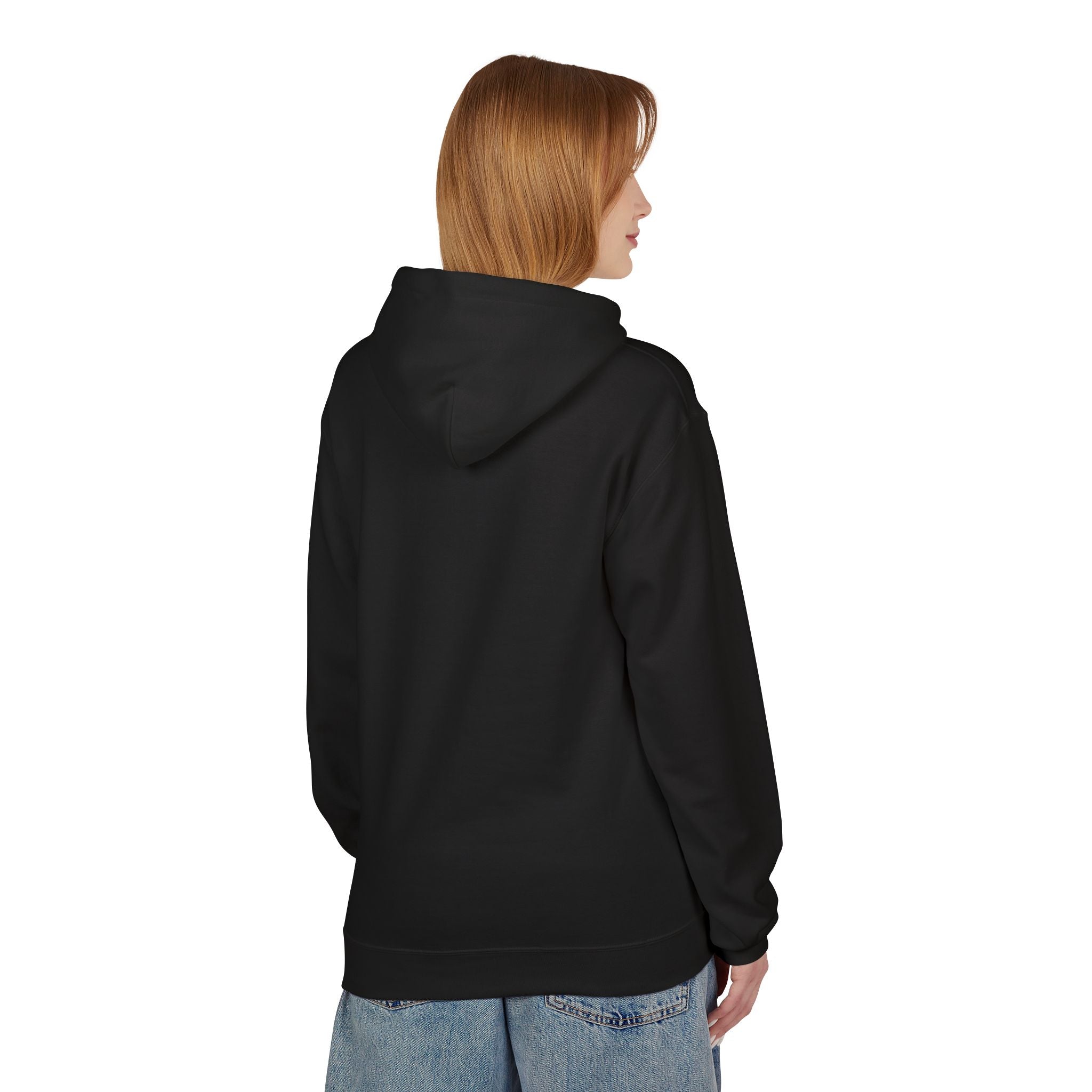 Fishing Hoodie — "Fish Hard, Live Bigger" Hook Graphic
